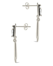 Load image into Gallery viewer, Nyx CZ &amp; Enamel Dangle Earrings
