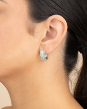 Load image into Gallery viewer, Ellerie CZ Micro Hoop Earrings
