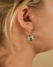 Load image into Gallery viewer, Helena CZ Hoop Earrings
