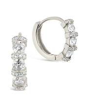 Load image into Gallery viewer, Iskra CZ Micro Hoop Earrings
