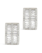 Load image into Gallery viewer, Serena CZ Hoop Earrings
