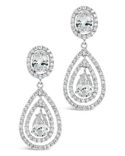 Load image into Gallery viewer, Cheyenne CZ Drop Stud Earrings

