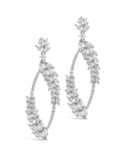 Load image into Gallery viewer, Gail Statement CZ Drop Earrings

