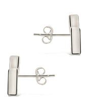 Load image into Gallery viewer, Colsie Tapered CZ Stud Earrings
