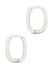 Load image into Gallery viewer, Renee CZ Huggie Hoop Earrings
