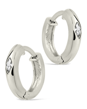 Load image into Gallery viewer, Rayne CZ Hoops
