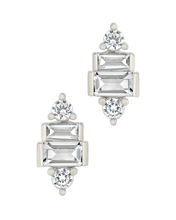 Load image into Gallery viewer, Teared CZ Liora Studs
