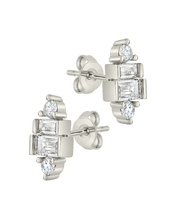Load image into Gallery viewer, Teared CZ Liora Studs
