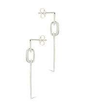 Load image into Gallery viewer, Chelle CZ Mixed Link Drop Studs
