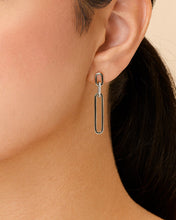 Load image into Gallery viewer, Chelle CZ Mixed Link Drop Studs

