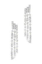 Load image into Gallery viewer, Linda CZ Dangle Stud Earrings
