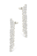 Load image into Gallery viewer, Linda CZ Dangle Stud Earrings
