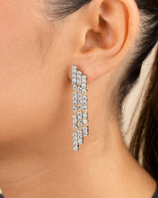 Load image into Gallery viewer, Linda CZ Dangle Stud Earrings
