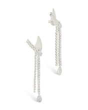 Load image into Gallery viewer, Lowen CZ Beaded Dangle Stud Earrings
