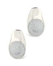Load image into Gallery viewer, Wesley CZ Statement Huggie Hoop Earrings
