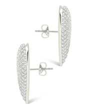 Load image into Gallery viewer, Disco Heart CZ Statement Stud Earrings
