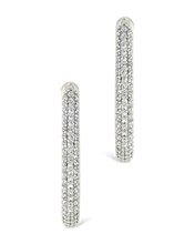 Load image into Gallery viewer, Melba Pave CZ Hoops
