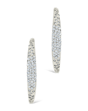 Load image into Gallery viewer, Cherise Pave CZ Hoop Earring

