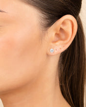 Load image into Gallery viewer, Sterling Silver Everyday Essential CZ Studs
