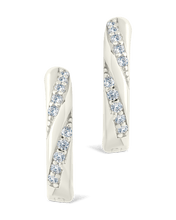Load image into Gallery viewer, Sterling Silver Adelise Micro Hoops
