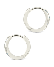 Load image into Gallery viewer, Sterling Silver Adelise Micro Hoops
