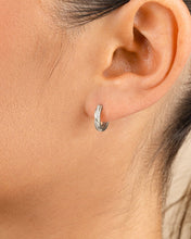 Load image into Gallery viewer, Sterling Silver Adelise Micro Hoops
