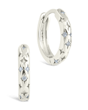Load image into Gallery viewer, Sterling Silver Blakelyn Micro Hoops
