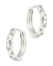 Load image into Gallery viewer, Sterling Silver Blakelyn Micro Hoops
