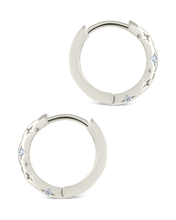 Load image into Gallery viewer, Sterling Silver Blakelyn Micro Hoops
