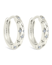Load image into Gallery viewer, Sterling Silver Blakelyn Micro Hoops
