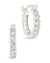 Load image into Gallery viewer, Sterling Silver Norabelle Micro Hoops
