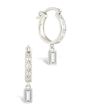 Load image into Gallery viewer, Sterling Silver Oaklyn Micro Hoops
