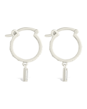 Load image into Gallery viewer, Sterling Silver Oaklyn Micro Hoops
