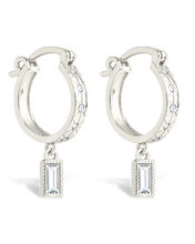 Load image into Gallery viewer, Sterling Silver Oaklyn Micro Hoops
