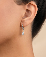 Load image into Gallery viewer, Sterling Silver Allegra Marquise Cut CZ French Clip Earrings
