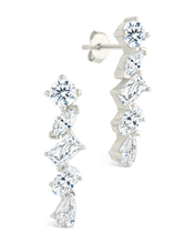 Load image into Gallery viewer, Sterling Silver Blythlyn CZ Studs
