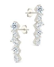 Load image into Gallery viewer, Sterling Silver Blythlyn CZ Studs
