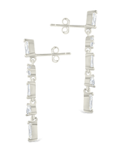 Load image into Gallery viewer, Sterling Silver Jacinda CZ Dangle Earrings
