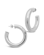 Load image into Gallery viewer, Thick Hollow Hoops
