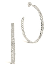 Load image into Gallery viewer, Claudette Chain Hoop Earrings
