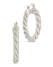 Load image into Gallery viewer, Cerys Statement Woven Hoop Earrings
