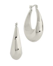 Load image into Gallery viewer, Autumn Elongated Tube Hoop Earrings
