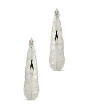 Load image into Gallery viewer, Darla Hammered Hoop Earrings

