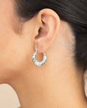 Load image into Gallery viewer, Darla Hammered Hoop Earrings
