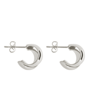 Load image into Gallery viewer, Tamara Double Row Huggie Hoop Earrings
