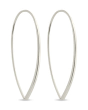 Load image into Gallery viewer, Textured Delicate Threader Hoop Earrings

