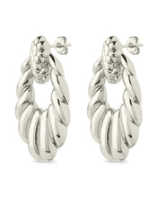 Load image into Gallery viewer, Enid Textured Door Knocker Stud Earrings
