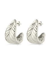 Load image into Gallery viewer, Ellis Braided Hoops

