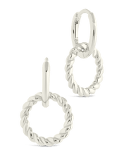 Load image into Gallery viewer, Hassie Delicate Twist Hoops
