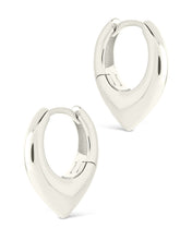 Load image into Gallery viewer, Colby Pointed Teardrop Hoops
